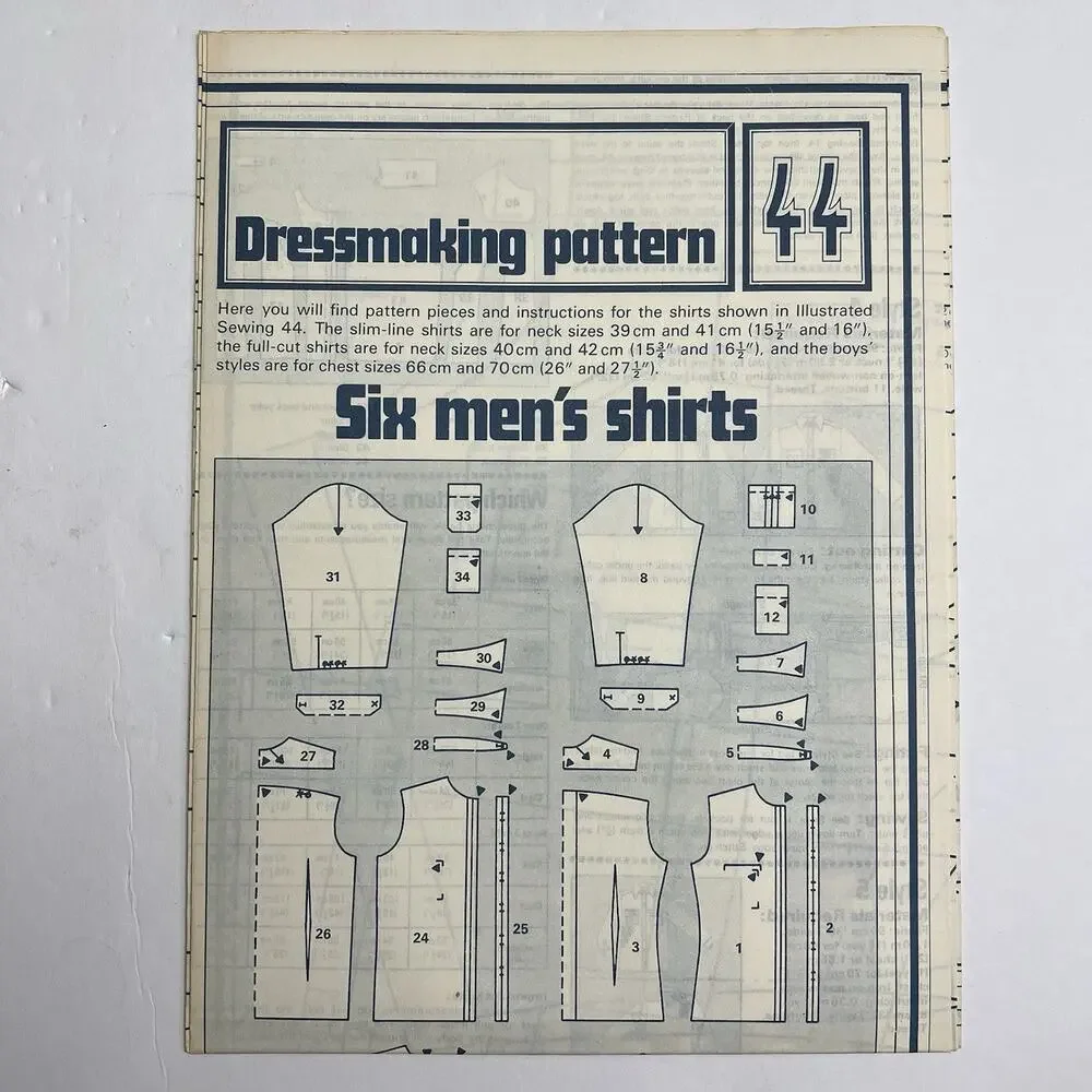 Vintage Designer Sewing Patterns Uncut Lot Of 4Coats Shirts Jackets Pants